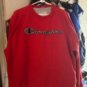 Champion Red Sweatshirt